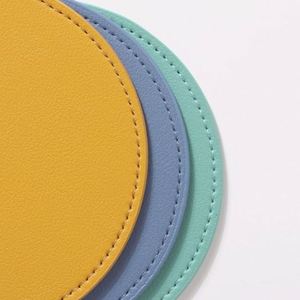 Sous-verre en similicuir PU en forme de goutte d'eau, dessous de tasse, vaisselle, décoration nordique pour la maison, sous-verre pour tasse à café 11cm/4.3in - Product Image 4