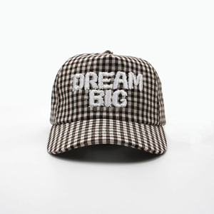 หมวกเบสบอลลายตารางหมากรุกคุณภาพสูงแบบใหม่ พร้อมโลโก้พิมพ์นูน ปรับขนาดได้ เหมาะสำหรับกิจกรรมกลางแจ้งและสตรีทแวร์ - Product Image 2