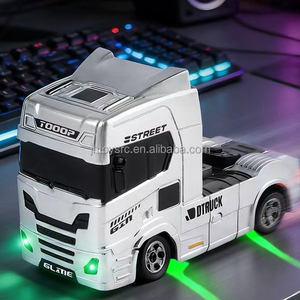 <span class=keywords><strong>Camion</strong></span> <span class=keywords><strong>de</strong></span> transport <span class=keywords><strong>de</strong></span> voitures miniatures RC à l'échelle 1/64 en gros, avec direction entièrement proportionnelle, lumières LED et simulation <span class=keywords><strong>de</strong></span> voiture <span class=keywords><strong>de</strong></span> drift RC <span class=keywords><strong>de</strong></span> poche - Product Image 1