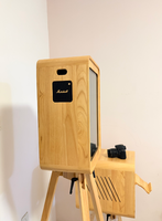 Support d'imprimante photo en bois double face haut de gamme, modèle très vendu pour les événements.