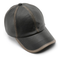 Gorra de Béisbol Unisex, Estilo Vintage, de PVC de Color Sólido, 6 Paneles, Transpirable, Impermeable, para Deportes al Aire Libre, Viajes, Protección Solar