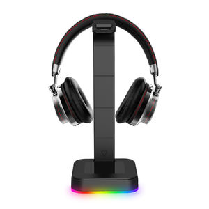 Support pour casque RGB avec chargeur USB, support de bureau pour casque, support pour écouteurs, étagère d'affichage, accessoires pour <span class=keywords><strong>PC</strong></span> de jeu - Product Image 5