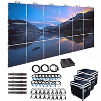 Écran LED d'intérieur, panneau d'affichage couleur HD RGB, vidéo 640x480mm, modules numériques supérieurs pour armoires LED