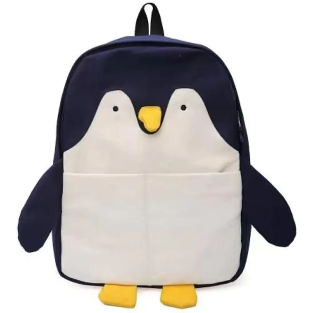 Tas punggung Penguin, ransel Laptop 17 inci besar tahan air hewan Panda lucu hadiah remaja