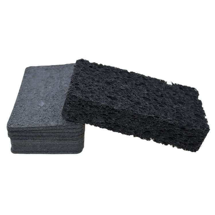 Шведский скраб для мытья посуды, Кокосовая кухонная черная целлюлозная Чистящая губка, скраб