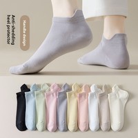 Chaussettes courtes invisibles sans couture pour femmes, en coton, style bateau, antidérapantes, respirantes, absorbant la transpiration, pour l'été, usage quotidien, décontractées