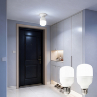 Ampoule LED cylindrique haute luminosité, culot E27, 6500K, 1800lm, AC 220V, source de lumière SMD pour la maison, les propriétés et les lieux