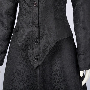 Costume de cosplay de sorcière méchante, noir, taille M, robe de jeu de rôle d'Halloween avec chapeau et jupe pour femmes - Product Image 4