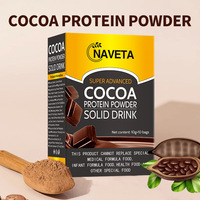 Poudre de protéines de cacao cru de la marque WANFU, 100% pure, faible en gras, paquet de 100g, valeur nutritionnelle élevée, durée de conservation de 18 mois