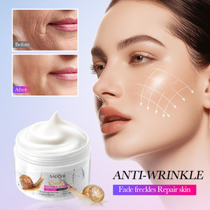 Estratto <span class=keywords><strong>di</strong></span> lumaca organica crema per il viso J1 coreano cura della pelle idratante riparazione con collagene riorganizzato Private Label - Product Image 2