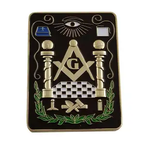 ป้าย Masonic โลโก้3D โครเมียม ABS