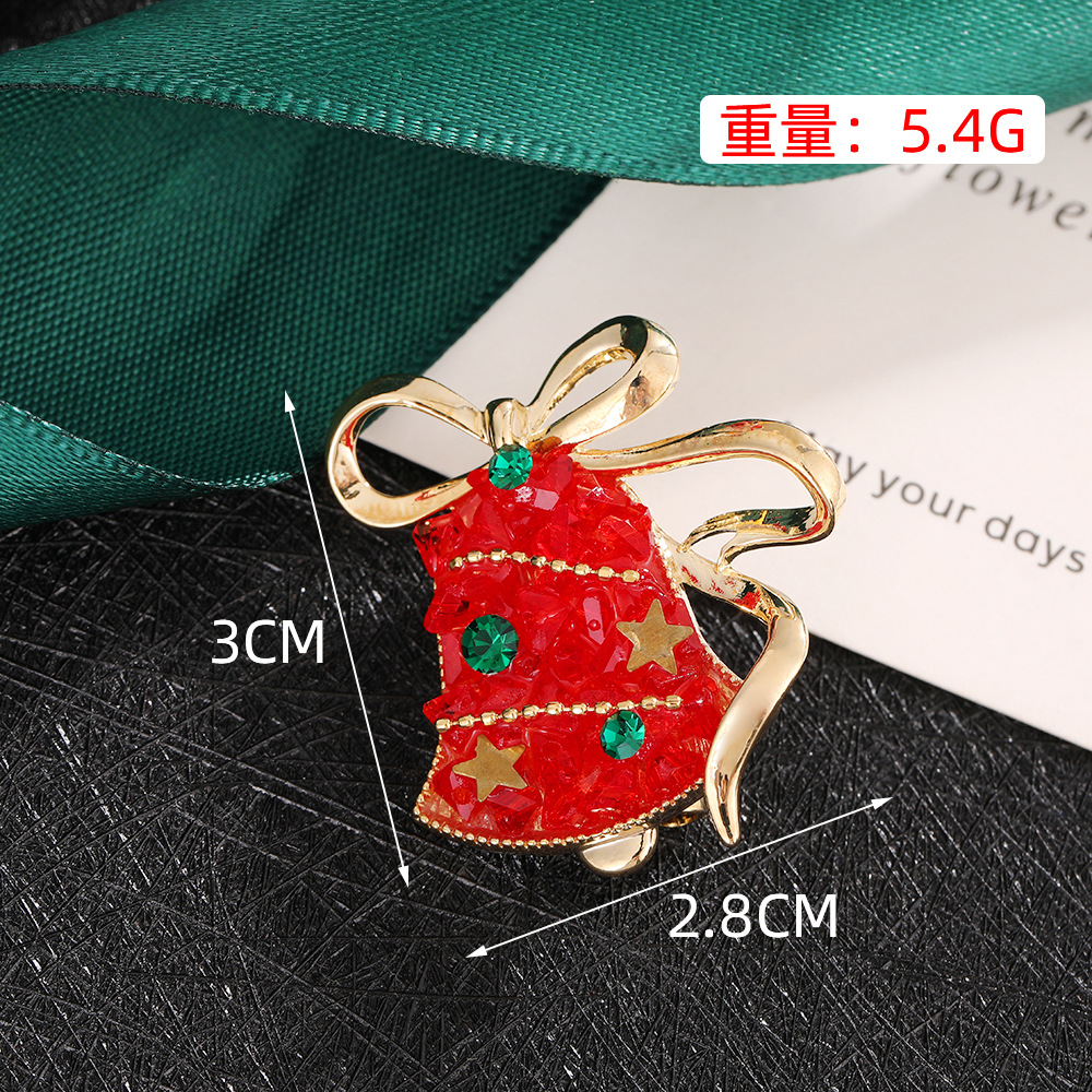 Christmas bell (2.8cm long, 3cm wide; 5.4g weight)