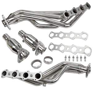 Colector de escape de acero inoxidable de tubo largo para <span class=keywords><strong>Ford</strong></span> <span class=keywords><strong>F150</strong></span> y Heritage Pickup V8 5.4L de 1999-2003, con sensor de O2, stock en EE. UU. - Product Image 1
