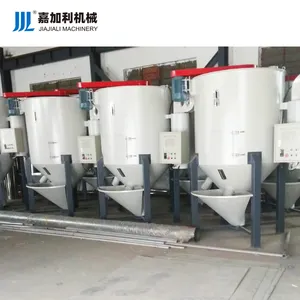 JIAJIALI Brand 500kg Stainless Steel Vertical Mixer ABS Plastic Particle PE Dehumidification Drying Automatic Grade