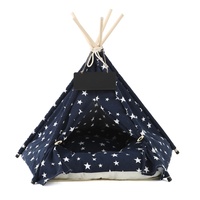 Tente chaude d'hiver pour chien et chat, lit pour animaux de compagnie amovible et lavable, utilisation en intérieur pour chiens et chatons miniatures/petits