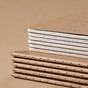 Carnet d'exercices scolaire en papier kraft ligné français A3/A4/A5/A6 avec impression de logo personnalisée, vente chaude en gros pour étudiants - Product Image 1