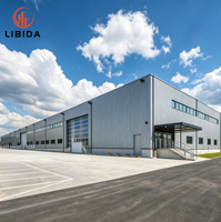 Estructura de Acero Resistente y Estable para Vigas y Columnas, Estructura Metálica Resistente a la Intemperie para Diversas Construcciones Prefabricadas de Acero
