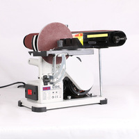 Machine à poncer à bande électrique pour le travail du bois, bricolage, petite machine à polir, machine de table à angle fixe pour couteaux