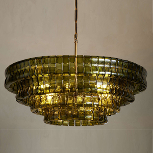 <span class=keywords><strong>Lampadario</strong></span> Moderno di Lusso da 36 Pollici per Soggiorno, Camera da Letto e Sala da Pranzo, in Vetro <span class=keywords><strong>Verde</strong></span> - Product Image 4
