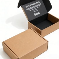 Boîtes d'expédition personnalisées imprimées, emballages cadeaux écologiques en carton ondulé, OEM