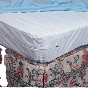 Pelindung kasur plastik tugas berat dipasang ritsleting PVC tahan air vinil penutup kasur kembar ukuran <span class=keywords><strong>Full</strong></span> Queen King - Product Image 3
