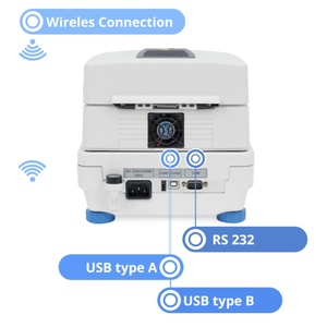 เครื่องชั่งวัดความชื้นเมล็ดกาแฟและธัญพืช Veidt Weighing Radwag MA 210.R 120 กรัม/0.001 กรัม  วัดได้ 12 ชนิด - Product Image 3