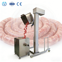 Chariot élévateur industriel 200L pour fûts de viande, machine de chargement alimentaire, élévateur électrique pour bacs, machine de traitement de la viande