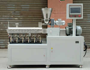 Phòng thí nghiệm nhỏ đồng xoay song song đôi vít đùn cho lãi kép Mini đôi vít đùn hạt dòng - Product Image 3