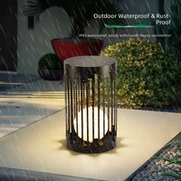 Lampes solaires LED en forme de lune pour jardin, étanches IP65, en acier inoxydable, avec télécommande, éclairage extérieur pour allées et aménagements paysagers