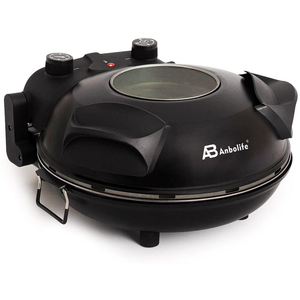 Anbolife Nouvelle Vente Directe Usine Machine à Pizza Électrique 12 pouces avec Plaque en Pierre, Temps de Cuisson 5 Minutes, Arrêt Automatique et Préchauffage - Product Image 4