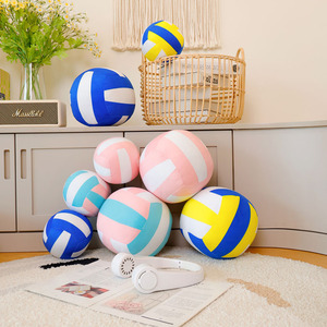 Coussin décoratif en mousse à mémoire de forme ultra douce en forme de ballon de basket, de football, de volley-ball ou de rugby - Product Image 4