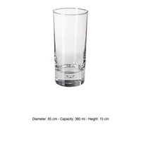 Verre à long drink Centra Alto 36 cl Pasabahce H 15 cm Ø 6,5 cm