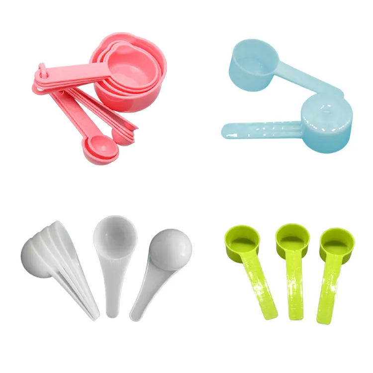 P&M Cheap price full size hard plastic folding cooking scoop dose spoon