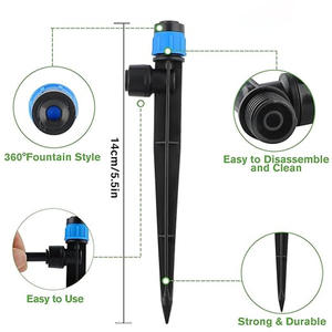 Système d'irrigation de jardin en plastique à connexion rapide, arroseur au sol réglable, dispositif d'arrosage automatique, lot de 60 - Product Image 5