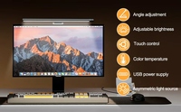 Lampe de bureau LED intelligente USB pour écran d'ordinateur, style moderne, intensité variable en continu, lumière CCT suspendue, protection oculaire, application GS