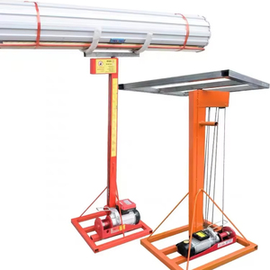 New 300kg kim loại cửa lăn hoist Wire Rope điều khiển từ xa nhỏ xách tay cần cẩu cho bán lẻ Con lăn màn trập cửa cài đặt - Product Image 1