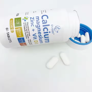 OEM DUOZIカルシウムマグネシウム亜鉛ビタミンD3タブレット骨強度ヘルスケアチュアブルタブレット - Product Image 4