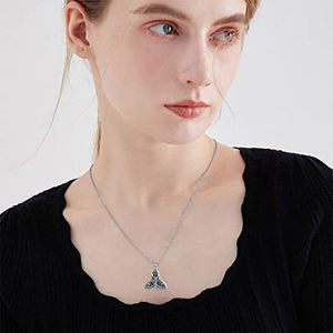 Кельтские урны с узелком, ожерелье из нержавеющей стали, удачи, Ирландский Узел, кулон, ювелирные изделия для женщин и мужчин, кремация, зола, медальон для сувенира - Product Image 5