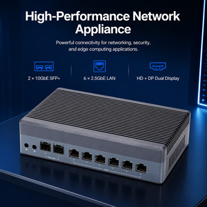 Mini PC Firewall Q30900UE con Procesador <span class=keywords><strong>Intel</strong></span> I3 I5 I7, NIC Empresarial <span class=keywords><strong>Intel</strong></span> <span class=keywords><strong>X710</strong></span>-<span class=keywords><strong>BM2</strong></span> 10GbE SFP+, 6x2.5G LAN, Gateway de Seguridad de Red de Borde - Product Image 2