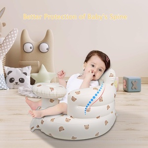 <b>Inflatable</b> Baby Chair,baby <b>Bath</b> Seat,<b>inflatable</b> Baby Seat for 6-36 Months for Bathroom Beach Outdoor Camping Baby Chair - Product Image 3