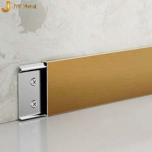 EX730 Modern Stainless Steel Tile Trim <b>Corner</b> <b>Protector</b> Metal Edge Strip for Apartment High Traffic Area Ceramic Tile Wall Floor - Product Image 3