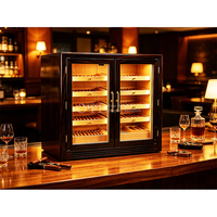 Meilleures ventes : Humidor à cigares de grande capacité en bois naturel ou en cèdre espagnol