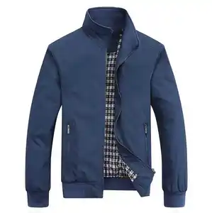 Großhandel New Herren Jacke Spring Casual Herren Korean Handsome Pilot Zip Jacket Fashion Shirt T-Shirt