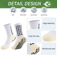Chaussettes de football antidérapantes pour adultes avec mini protège-tibias et couvre-jambes, ensemble de protection en polyester pour utilisateurs de protège-tibias