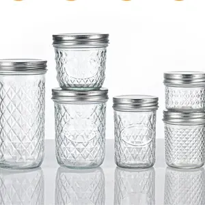 Harmony Hot Selling Wholesale Caviar Diamond Mason Sealed Bird'S Nest Subpacking Salad Canned Glass Mason Jar