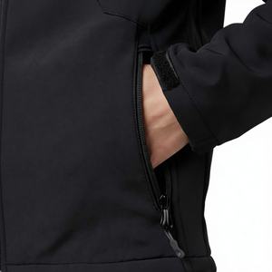 Chaqueta Soft Shell de Invierno de Alta Calidad, Moderna, Lisa, Transpirable, Resistente al Viento, 100% Poliéster, con Cierre, para Esquí y Senderismo - Product Image 1