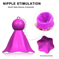 Wiederaufladbarer Wasserdichter Nippel-Sauger Vibrator Mit Saugstimulation für Weibliche Verbesserte Intime Erfahrungen Sexspielzeug