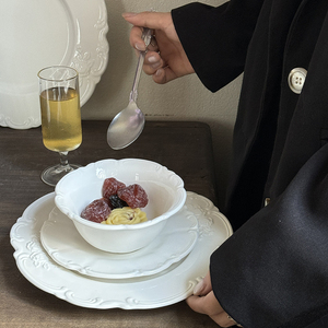 <span class=keywords><strong>Vajilla</strong></span> de Porcelana al por Mayor: Platos de Ensalada, Postre y Cena, Plato de Sopa de Cerámica, Tazón de Arroz Apto para Microondas, <span class=keywords><strong>Vajilla</strong></span> de Mesa - Product Image 5