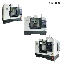 Centre d'usinage CNC vertical V855L à 4 broches, déplacement de table 800x550x600mm, répétabilité 0.003mm, machine entièrement automatique