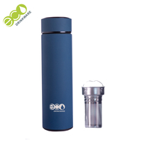 Garrafa de vácuo gv010 de 500ml/17oz, copos de aço inoxidável com infusor, para café e chá